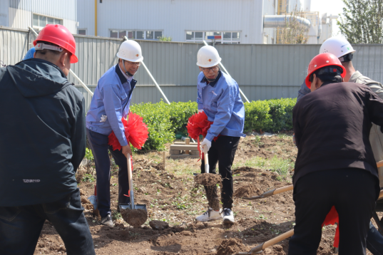 热烈祝清茂环保公司新厂房奠基仪式圆满举行